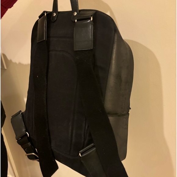 GHURKA Black Leather Backpack NWOT - Picture 6 of 13